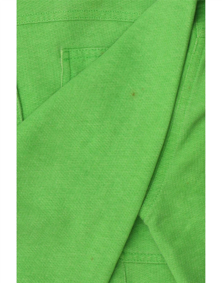 Armani Jeans Dame Crop Bomber Jacket IT 44 Medium Grøn Bomuld