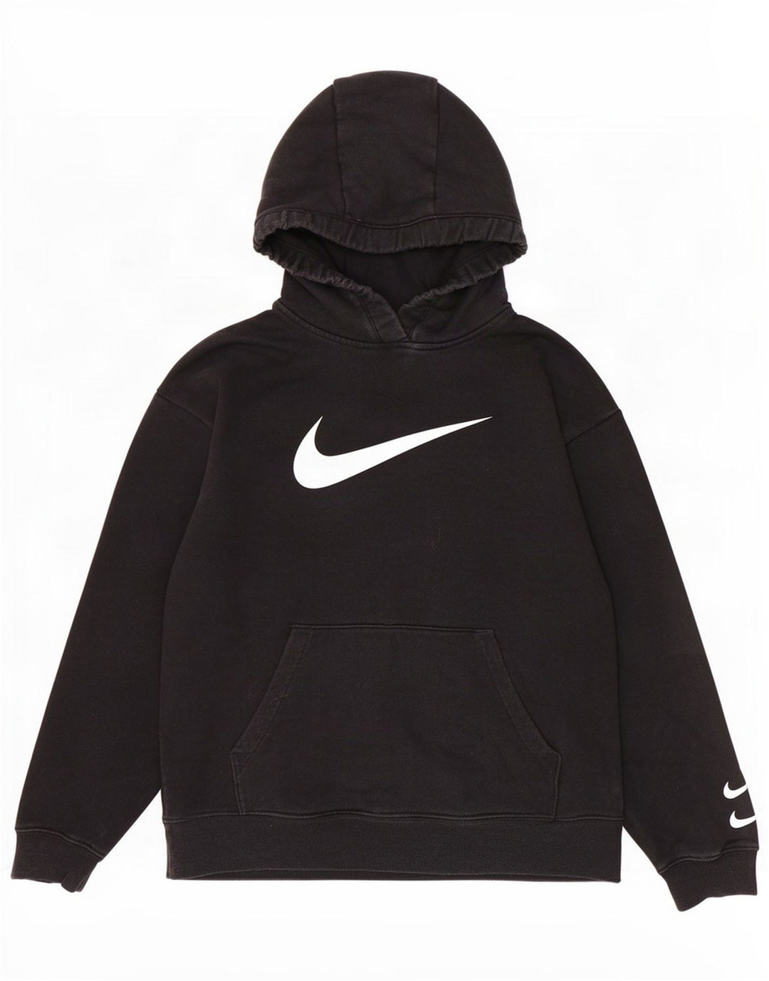 Nike grafisk hættetrøje til mænd, lille sort bomuld