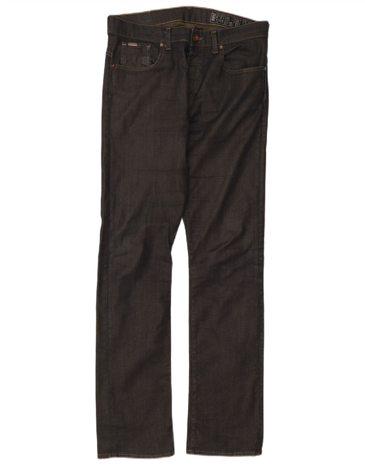 Rifle Herre Straight Jeans W34 L32 Grå Bomuld