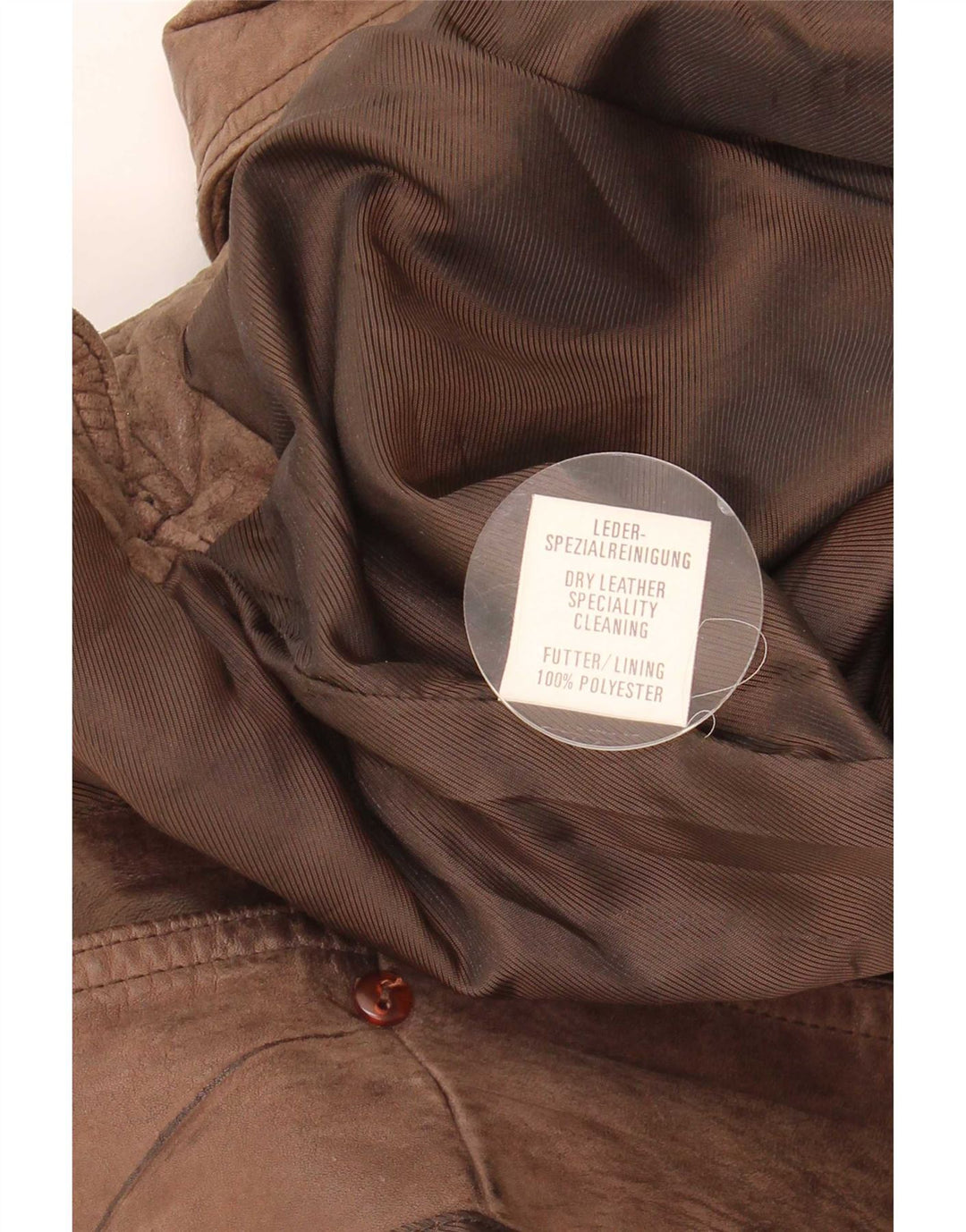 Vintage herre lædervest IT 58 2XL Brun