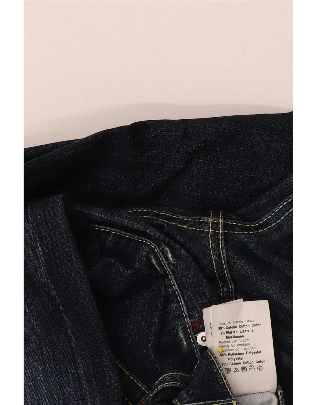 Dondup Herre Slim Jeans W31 L30 Marineblå Bomuld