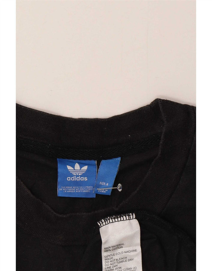 Adidas Grafisk T-shirt top til mænd, stor sort bomuld