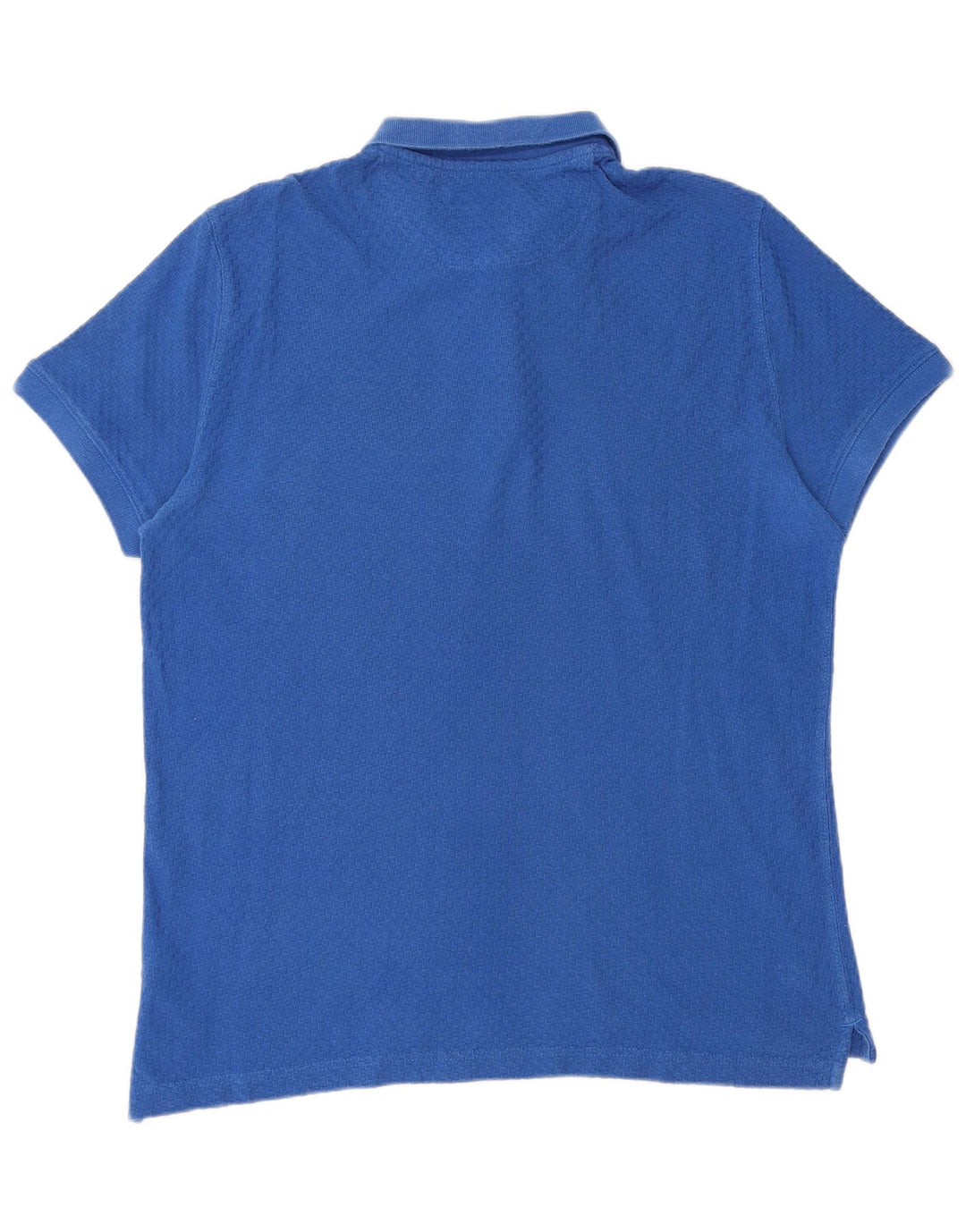 Massimo Dutti Herre Polo Shirt Stor Blå Bomuld