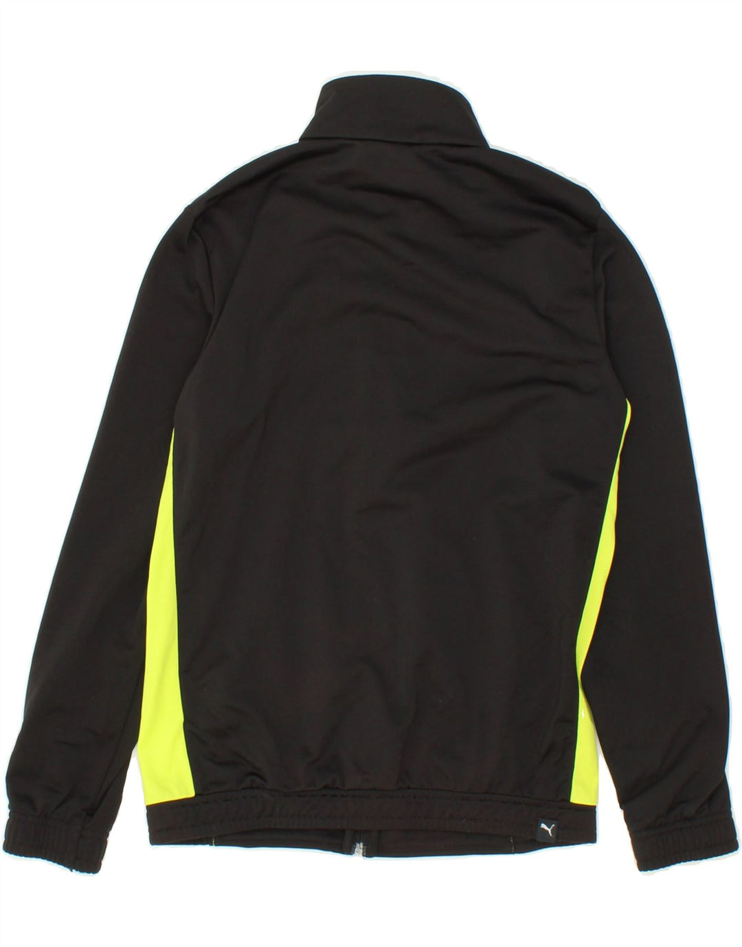 PUMA Boys Graphic Tracksuit Top Jacket 11-12 Years Large  Black Vintage Puma and Second-Hand Puma from Messina Hembry 