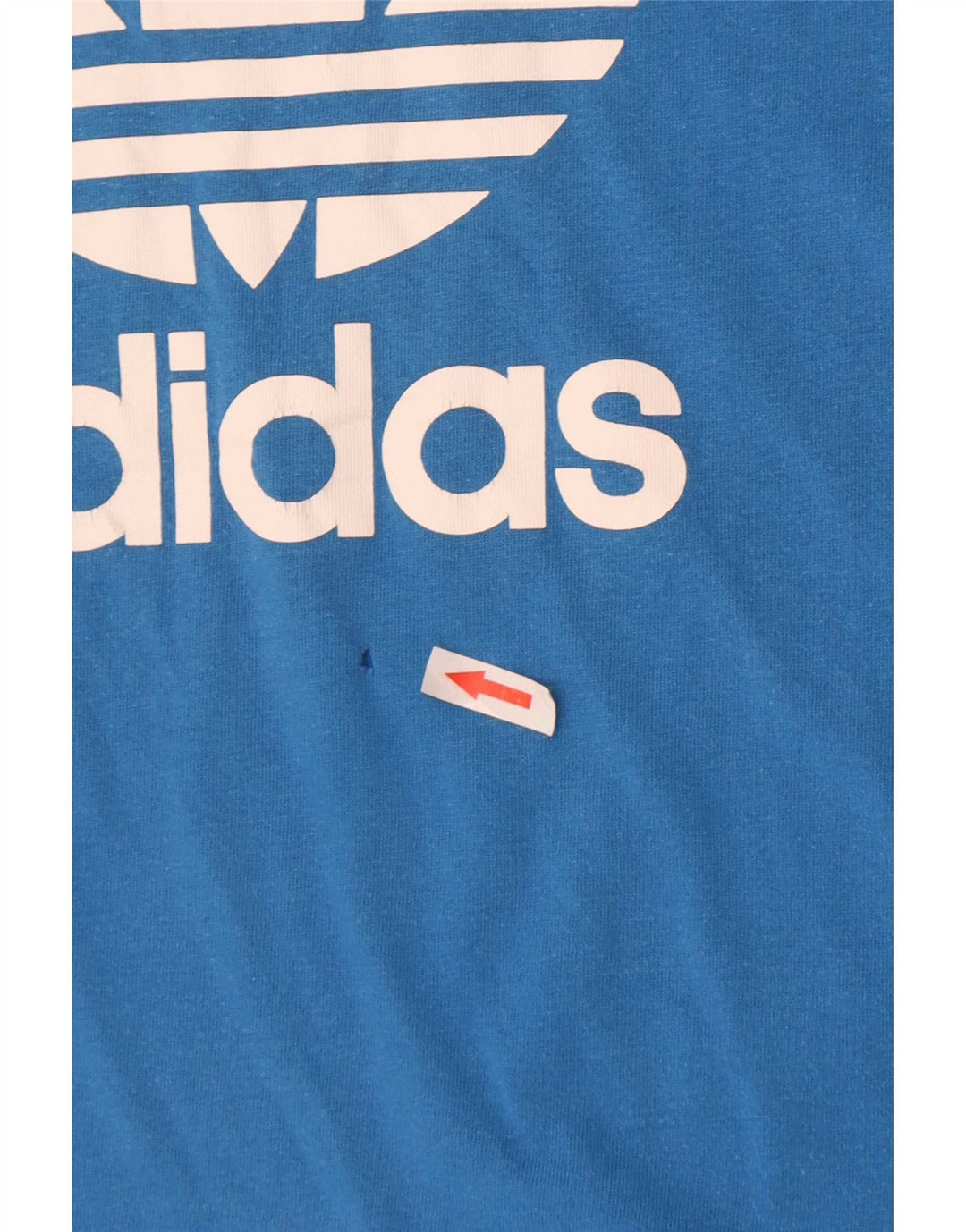 Adidas Grafisk T-shirt top til mænd, lille blå bomuld