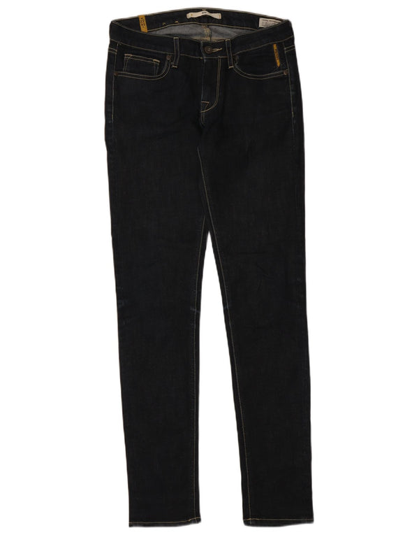 Meltin' Pot Dame Mika Skinny Jeans W27 L32 Marineblå Bomuld