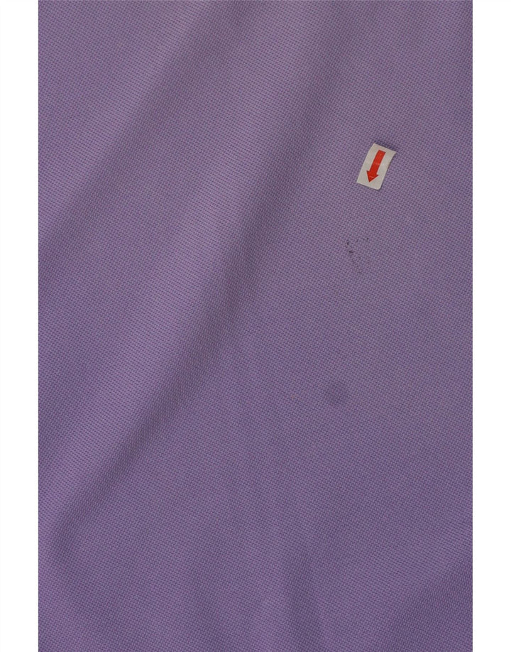 Rifle Herre poloshirt Stor lilla bomuld