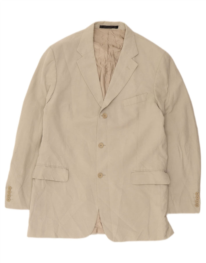 Marks & Spencer Herre 3-knaps blazerjakke UK 38 Medium Beige