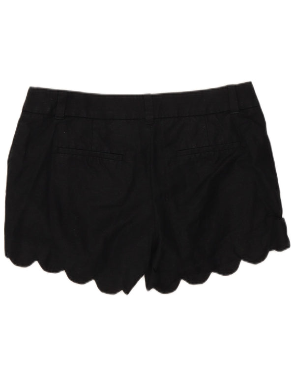 J. Crew Chino Shorts til kvinder US 2 XS W30 sort linned