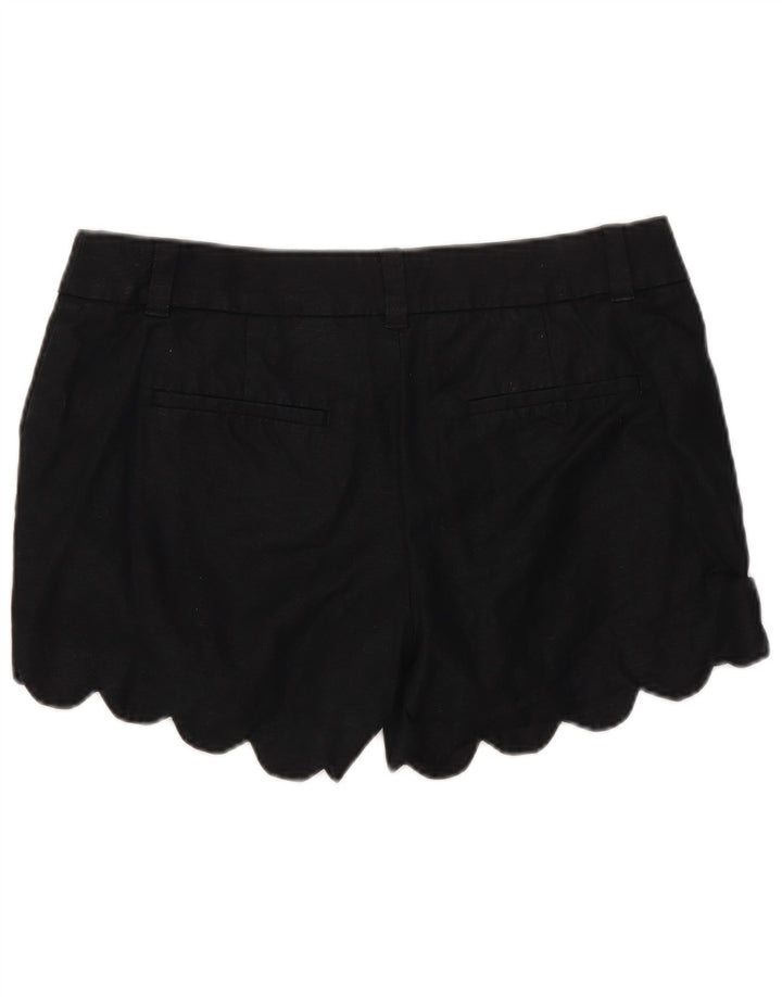 J. Crew Chino Shorts til kvinder US 2 XS W30 sort linned