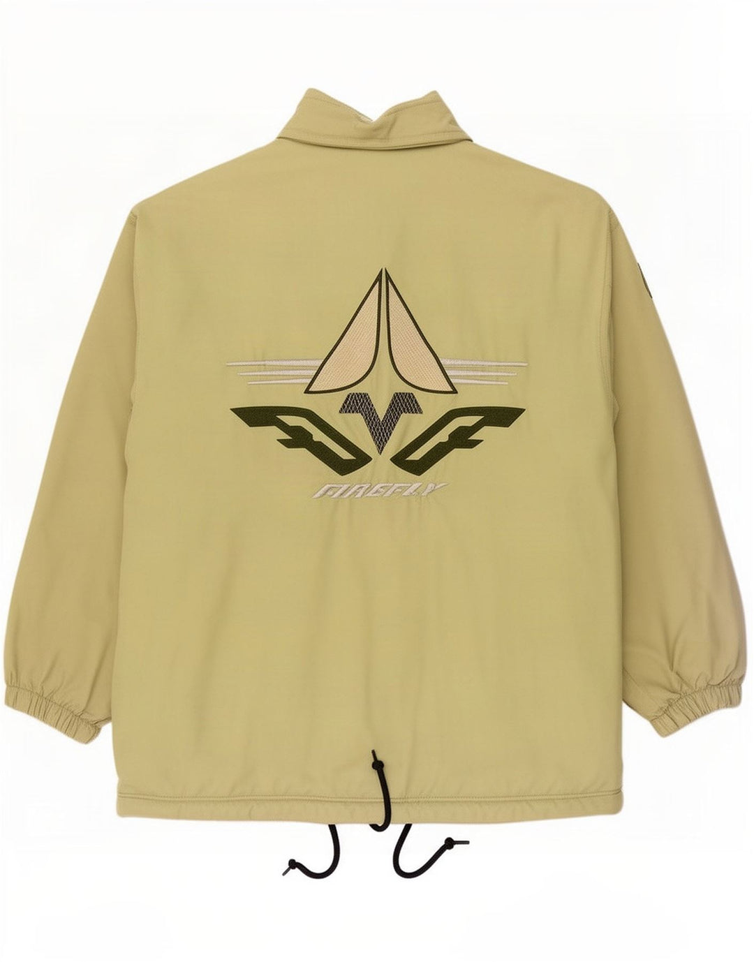 Etirel Herre Grafisk Loose Fit Bomber Jacket UK 38 Medium Green