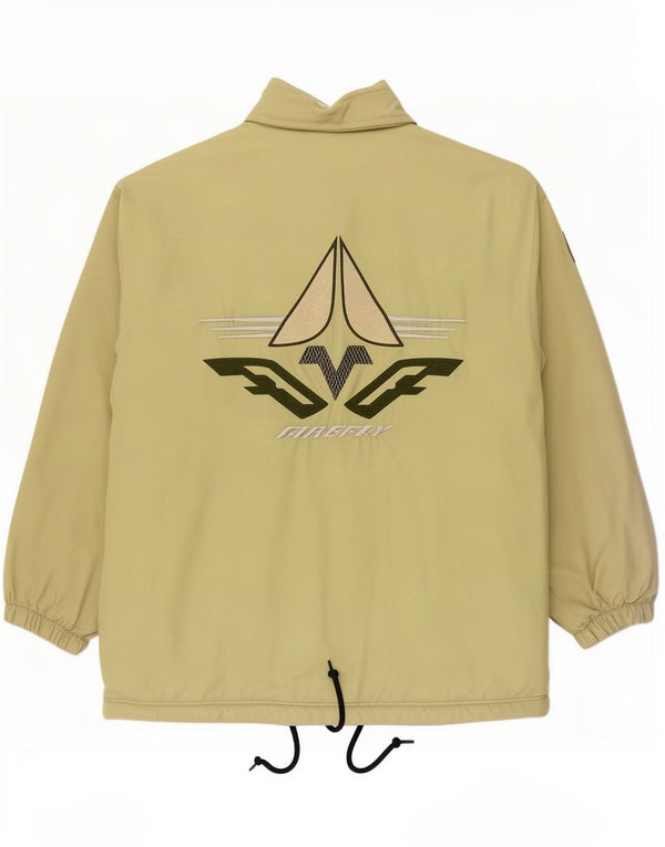 Etirel Herre Grafisk Loose Fit Bomber Jacket UK 38 Medium Green