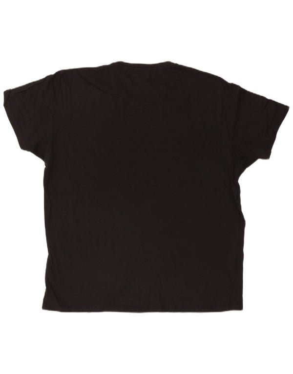 Avirex Herre Grafisk T-Shirt Top XL Sort