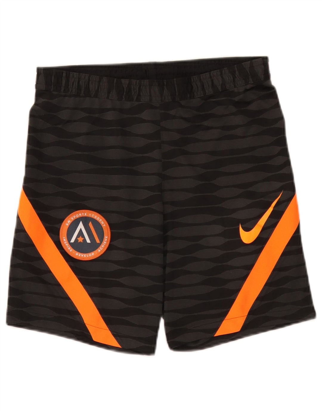 Nike Herre Dri Fit Slim Sportshorts Small Black Colourblock Polyester