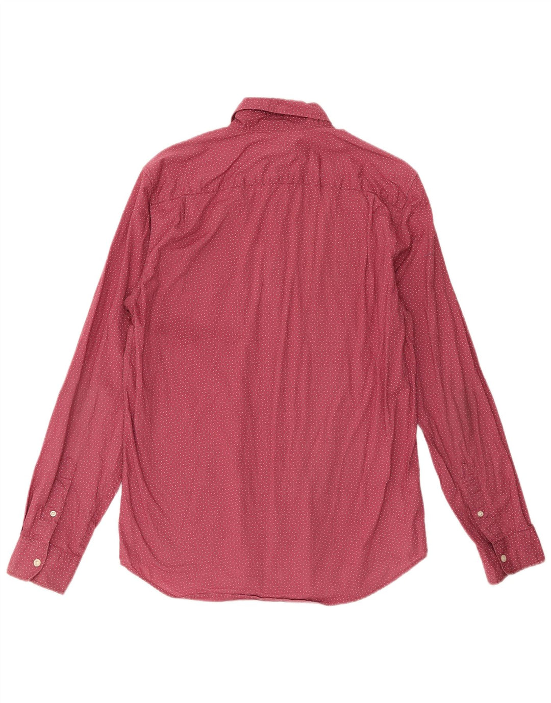 Gap Herre Slim Fit skjorte Medium Burgundy Polka Dot Bomuld