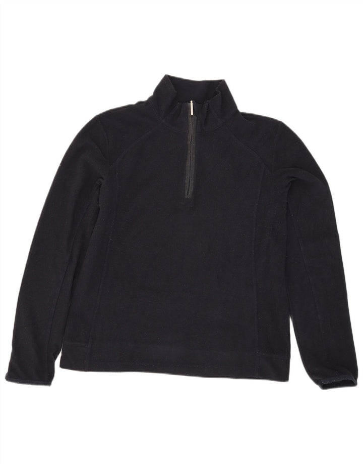 Champion Dame Fleece Jumper med lynlås i UK 16 Large Navy Blue Polyester
