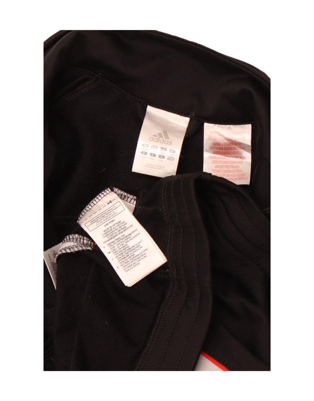 ADIDAS Træningsdragt til piger Topjakke 13-14 år Sort Colourblock Sports