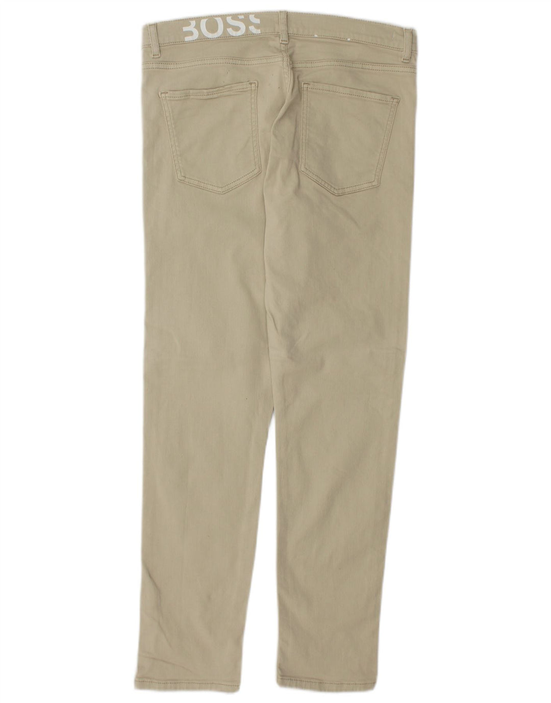 HUGO BOSS Kvinder Højtaljede Slim Jeans W29 L28 Grøn Bomuld