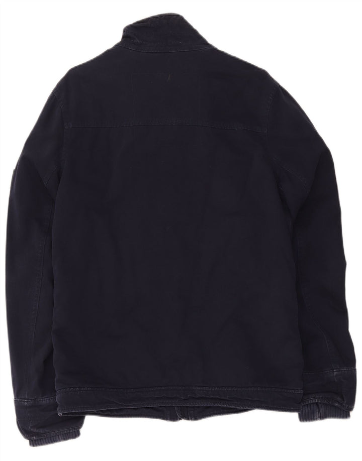 Superdry Herre Sherpa Utility Jacket UK 38 Mellem marineblå bomuld