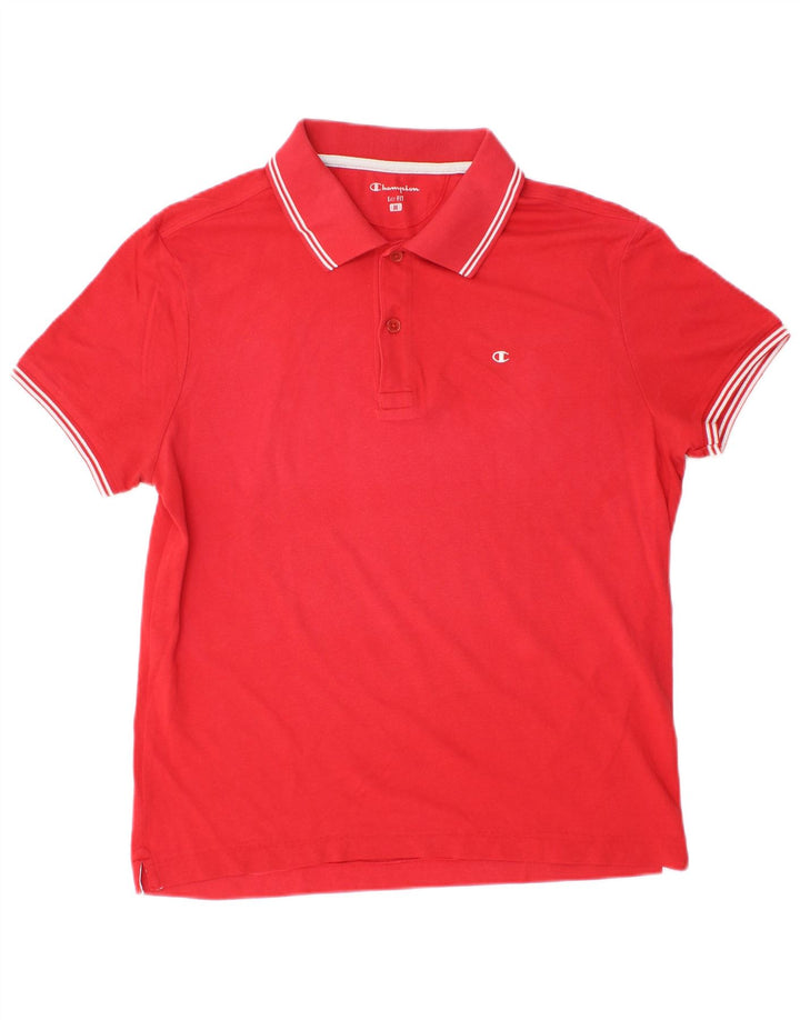 Champion Herre Easy Fit Polo Shirt Medium Rød