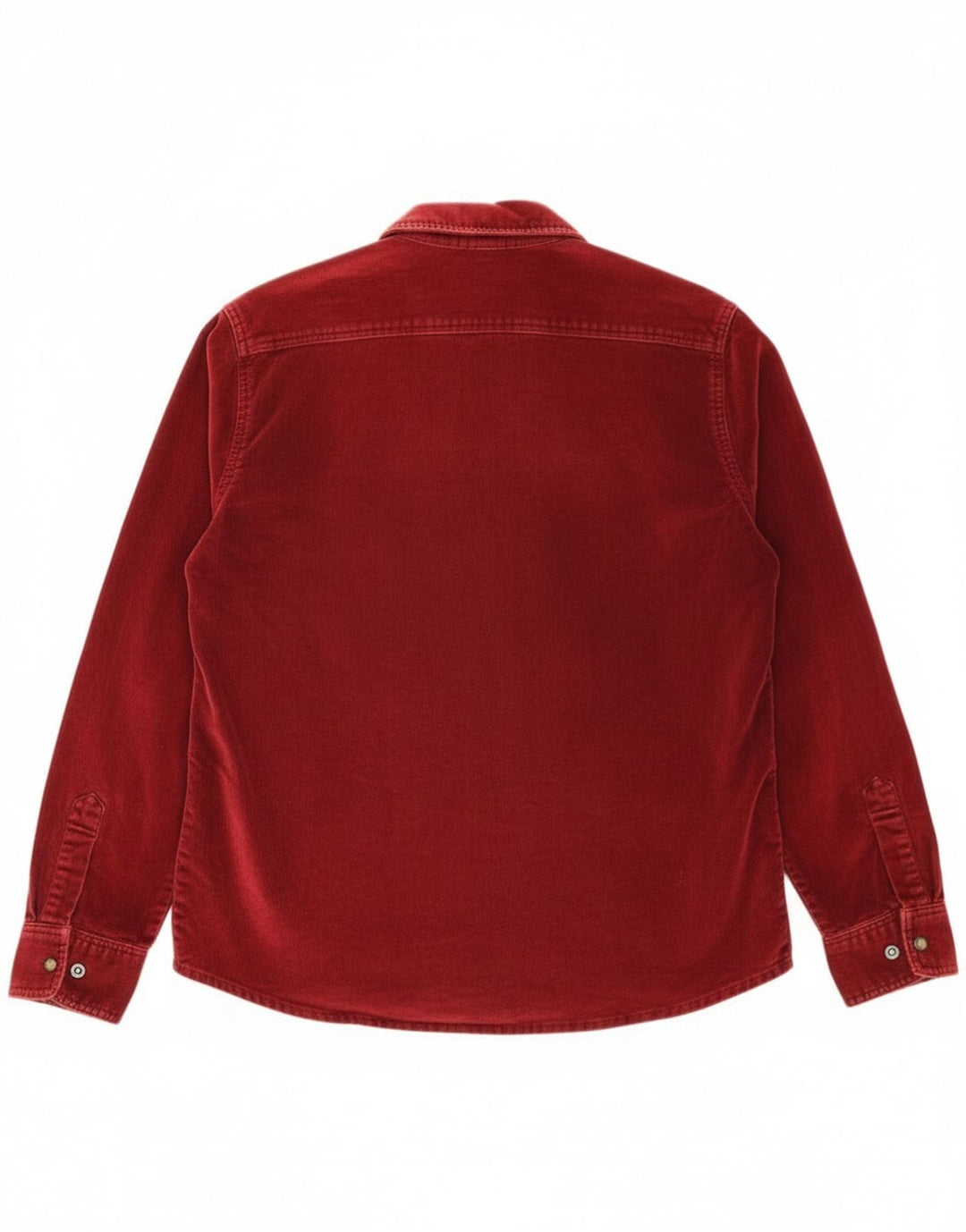 Tænk Pink Damefløjlsskjorte UK 14 Medium Bourgogne Bomuld