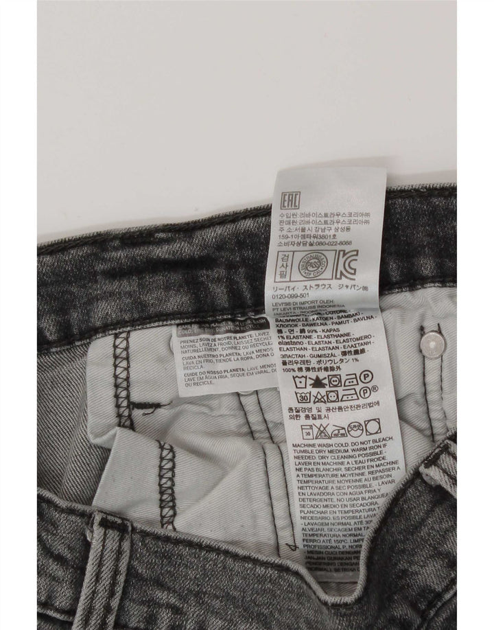 Levi's Mens 511 Skinny Jeans W33 L27 Grå Bomuld