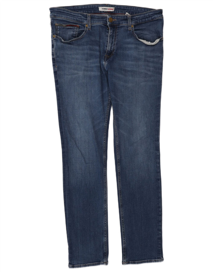 Tommy Hilfiger Herre Scanton Slim Jeans W36 L32 Blå Bomuld