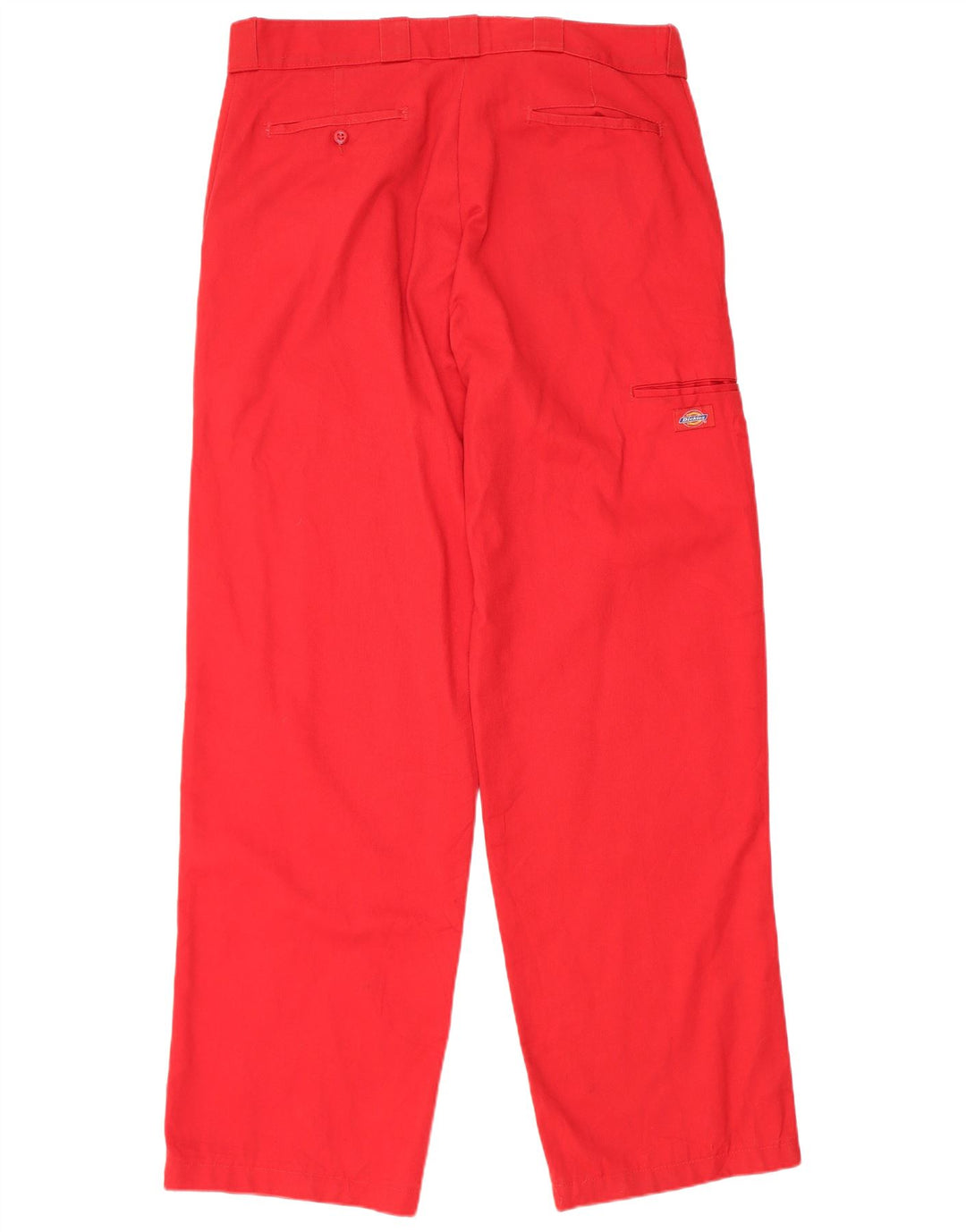 Dickies Herre Loose Fit Cargo Bukser W36 L33 Rød Polyester