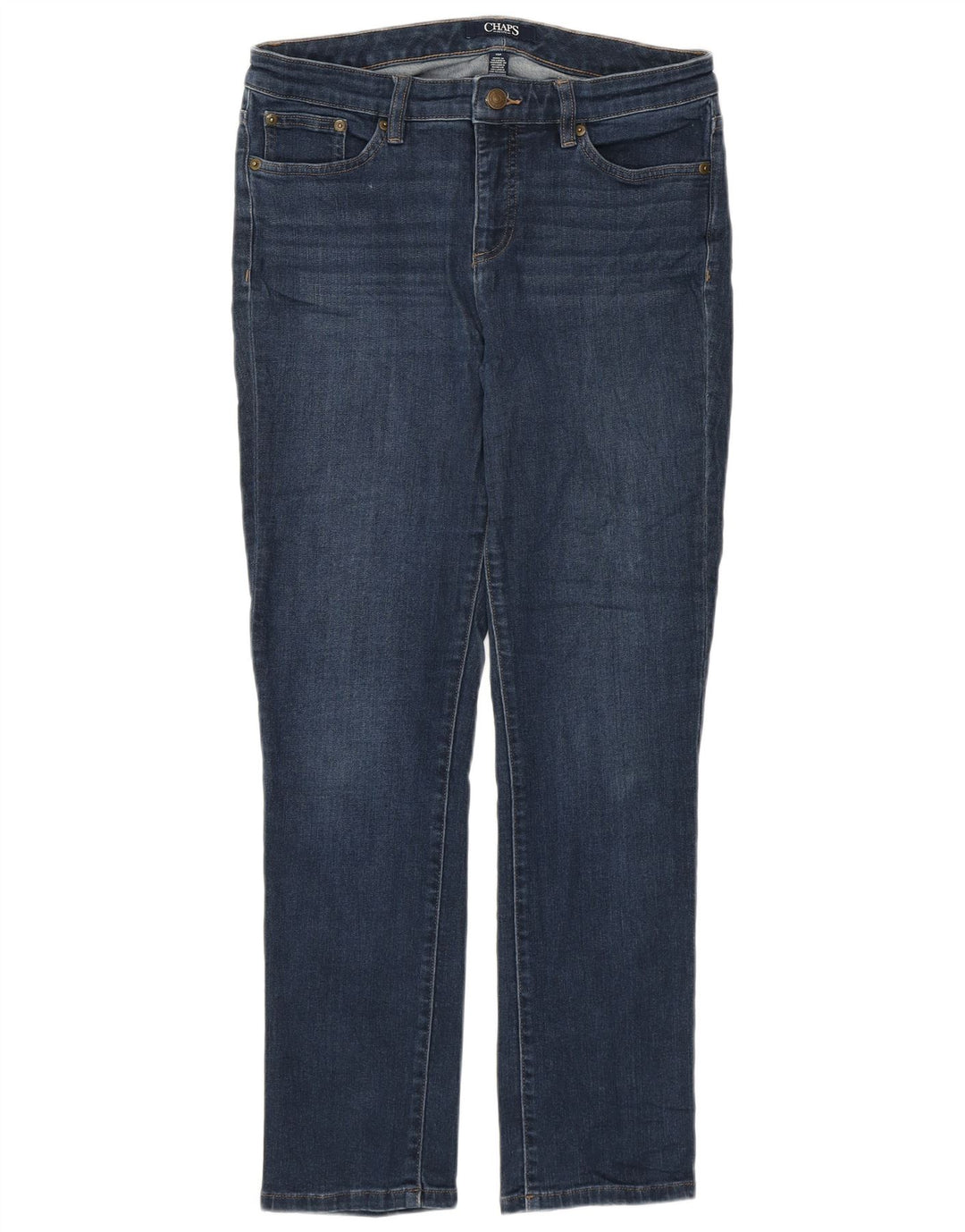 Chaps Dame Petite Slim Jeans US 10 Large W32 L27 Blå Bomuld