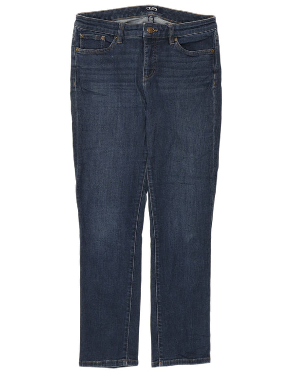 Chaps Dame Petite Slim Jeans US 10 Large W32 L27 Blå Bomuld