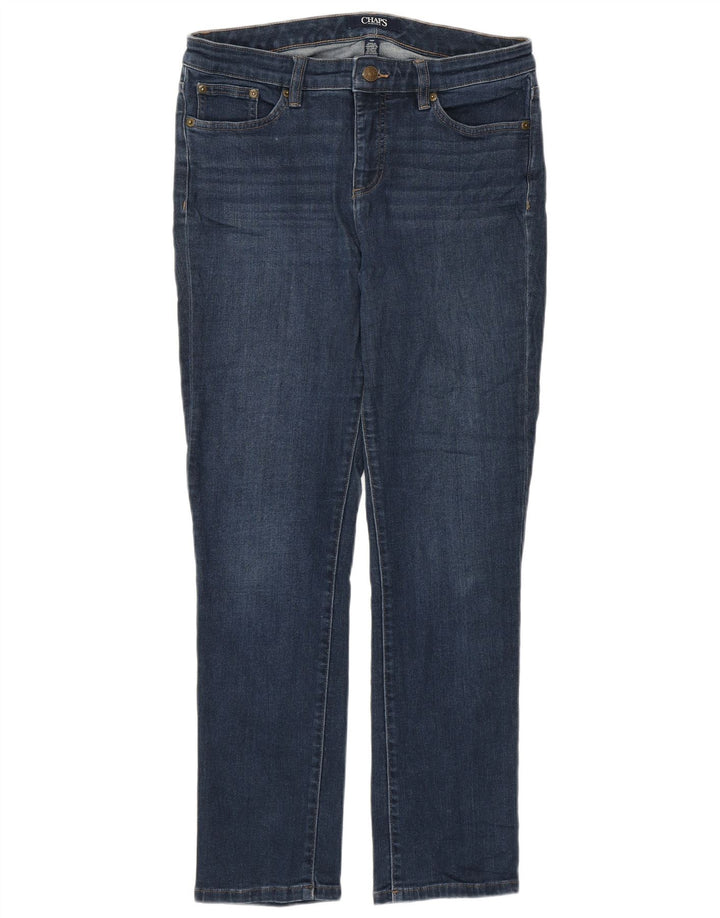 Chaps Dame Petite Slim Jeans US 10 Large W32 L27 Blå Bomuld