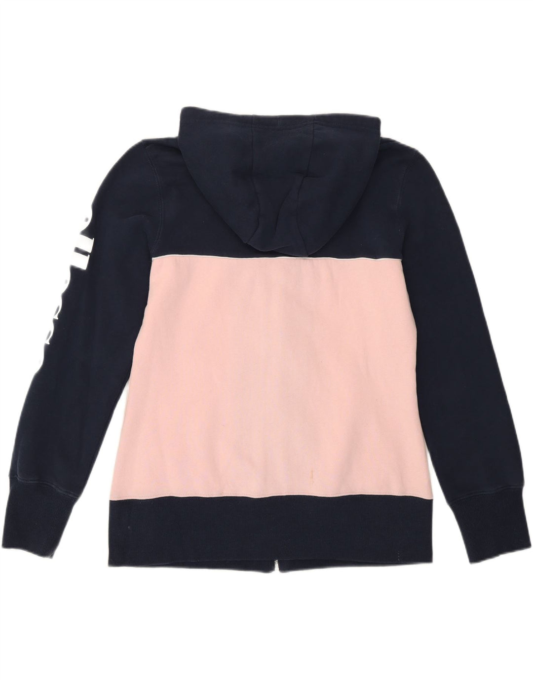 Ellesse Dame Hættetrøje Sweater UK 12 Medium Navy Blue Colourblock