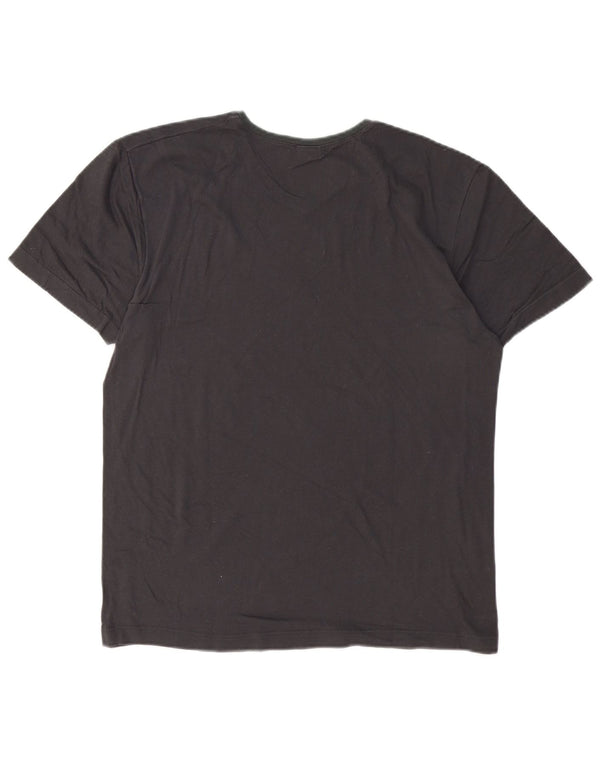 Fila Herre T-Shirt Top Medium Grå Bomuld