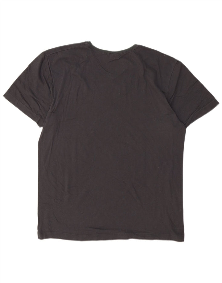 Fila Herre T-Shirt Top Medium Grå Bomuld