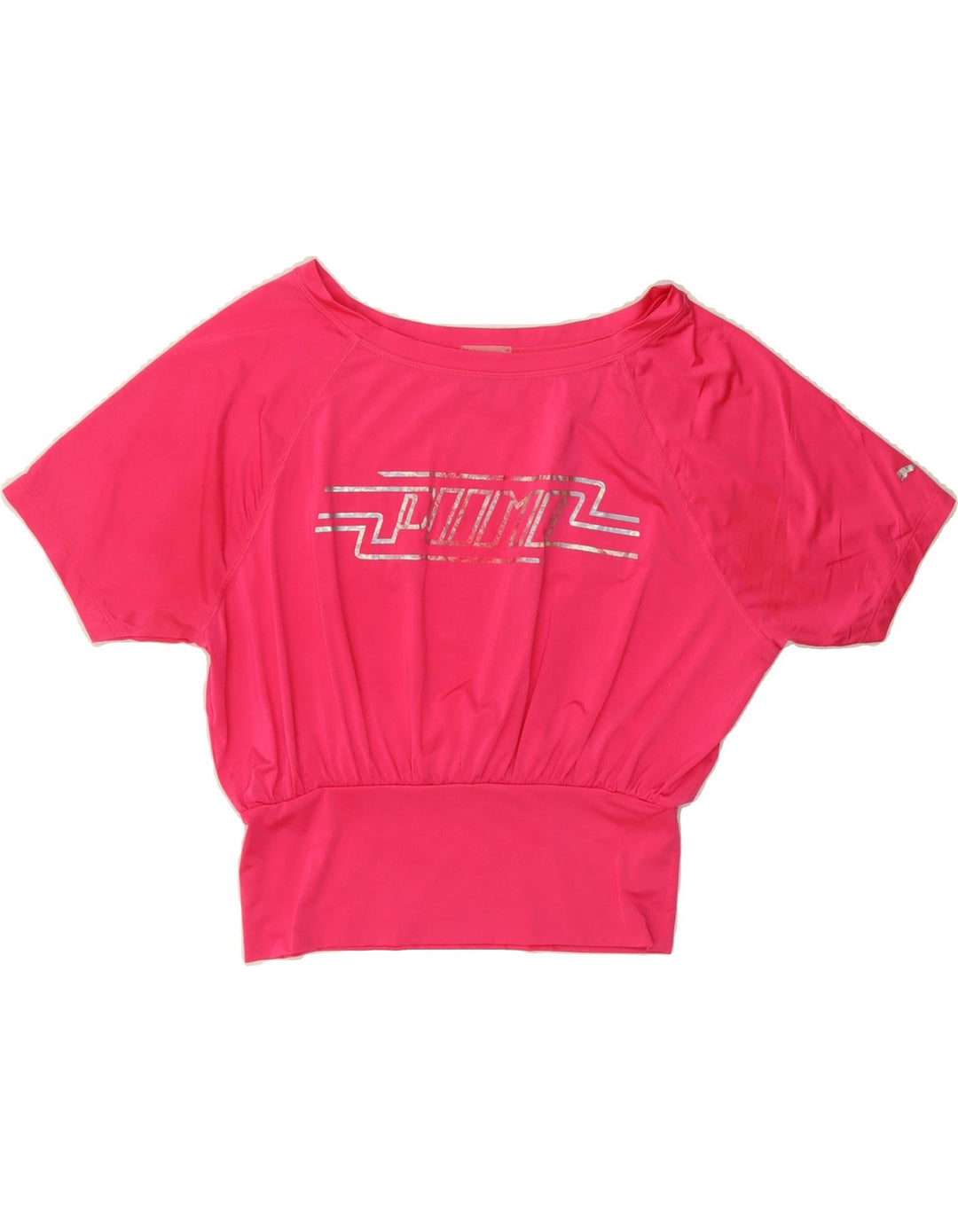 PUMA Womens Graphic T-Shirt Top UK 10 Small Pink Vintage Puma and Second-Hand Puma from Messina Hembry 