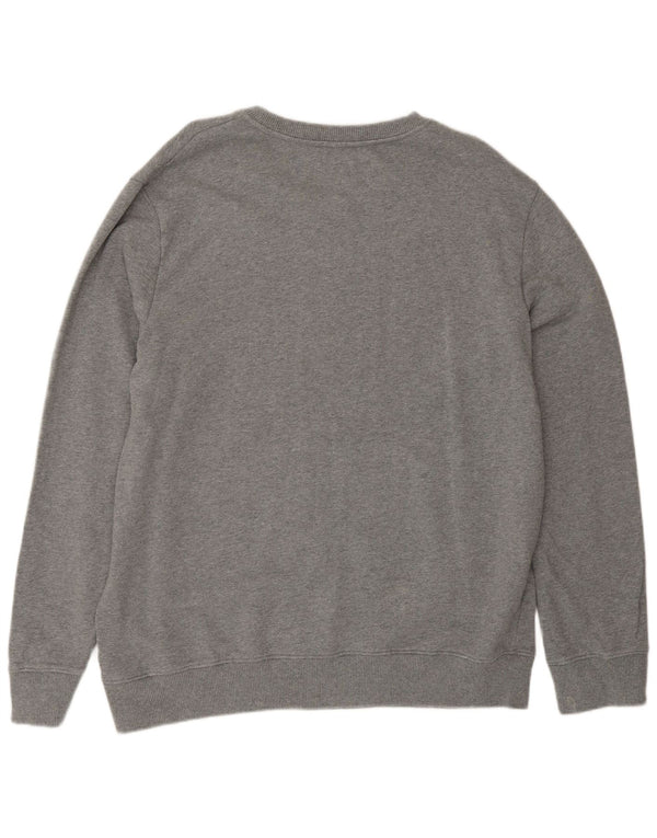 CALVIN KLEIN JEANS Grafisk sweatshirt til mænd 2XL Grå bomuld