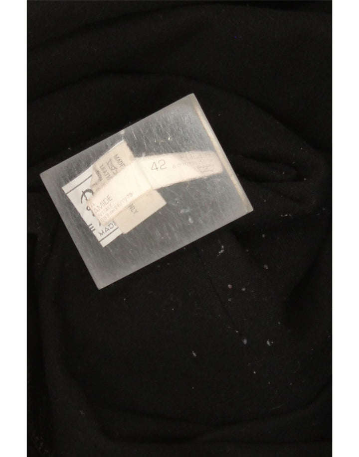 Vintage læderfrakke til kvinder IT 42 Medium sort læder