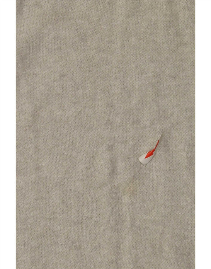 Zara Dame Top Langærmet UK 14 Stor Grå Flecked Viscose