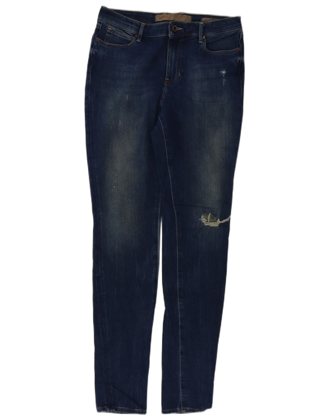 GUESS Distressed Skinny Jeans til kvinder W30 L32 blå bomuld