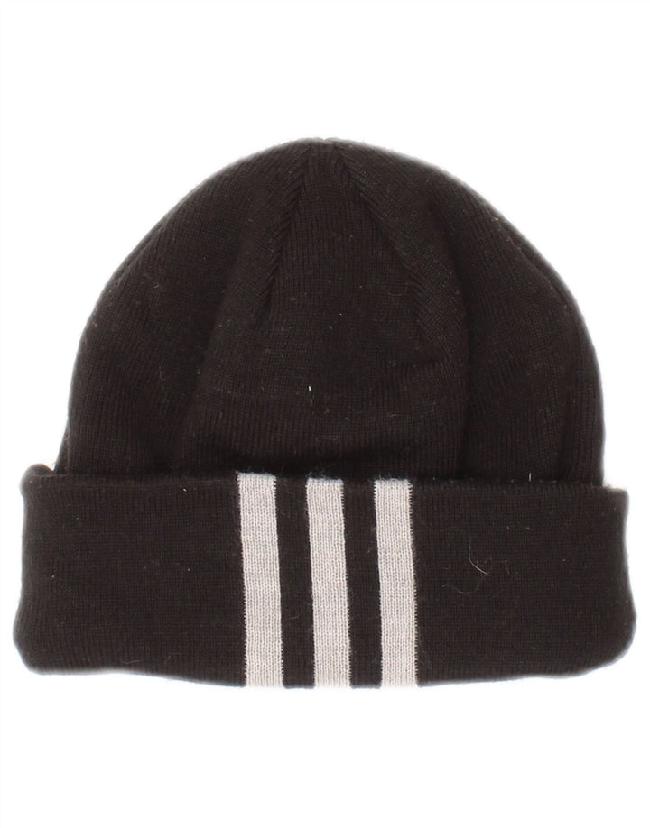 Adidas Boye Hat One Size sortstribet polyester