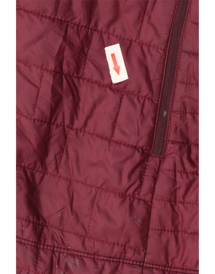 Patagonia Dame Polstret Jakke UK 18 XL Burgundy Polyester