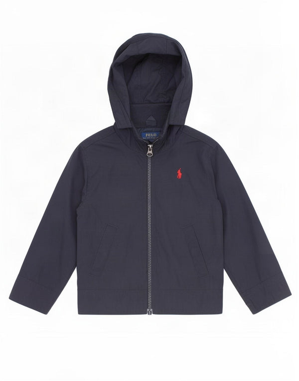 Polo Ralph Lauren Bomberjakke med hætte til drenge 18-24 måneder marineblå