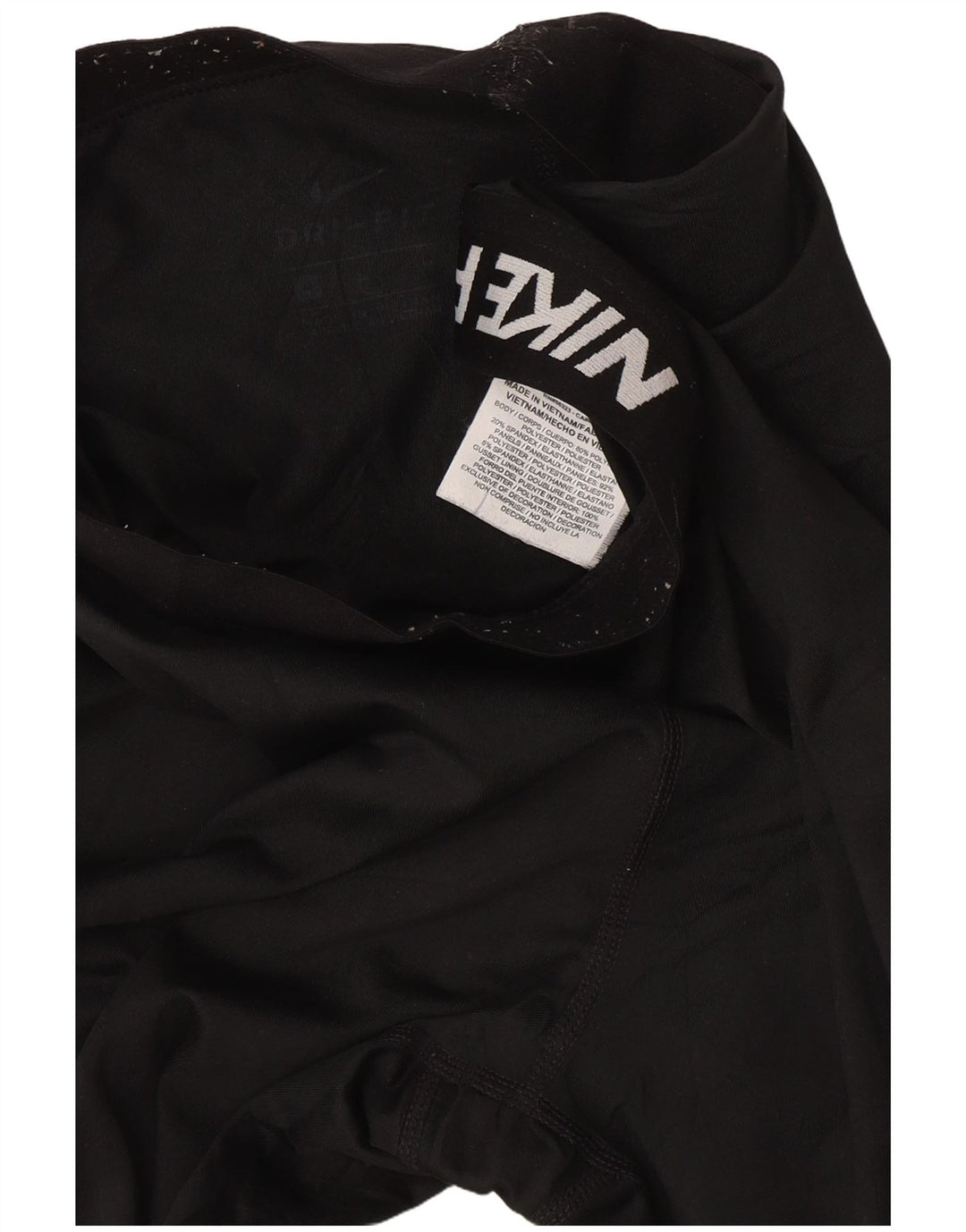 Nike Grafisk træningsdragtbukser til kvinder UK 12 Medium Sort Polyester