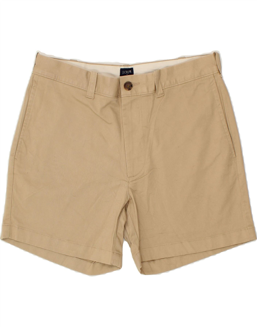 J. CREW Womens Chino Shorts W30 Medium Beige Cotton Vintage J. Crew and Second-Hand J. Crew from Messina Hembry 