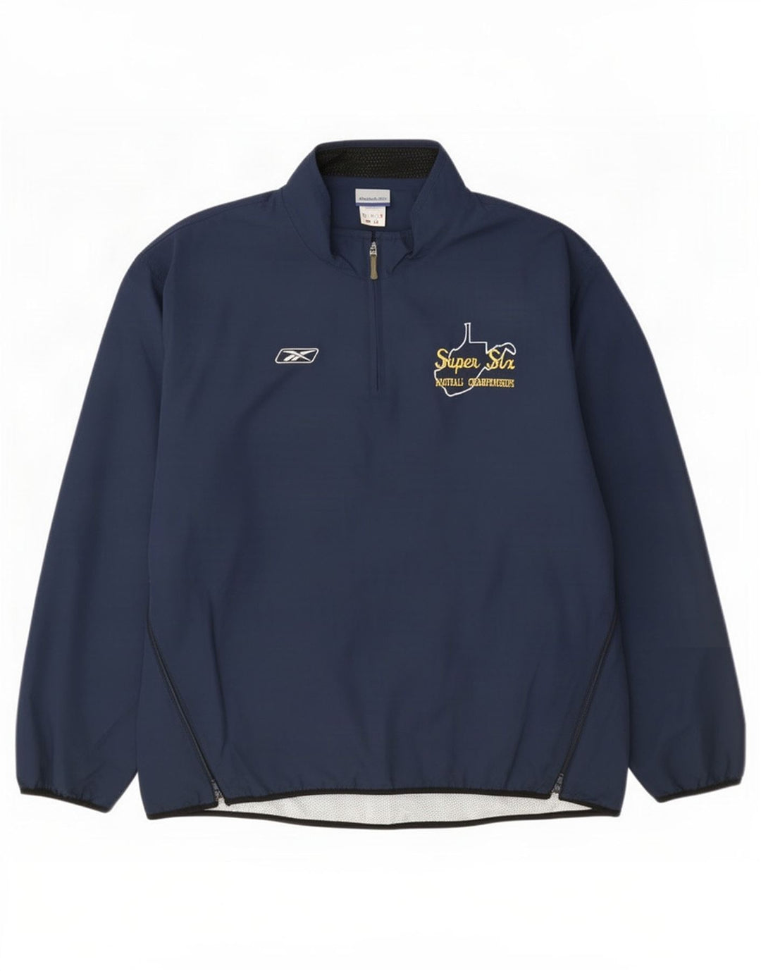 Reebok Regnjakke til mænd UK 42 XL Navy Blue Polyester