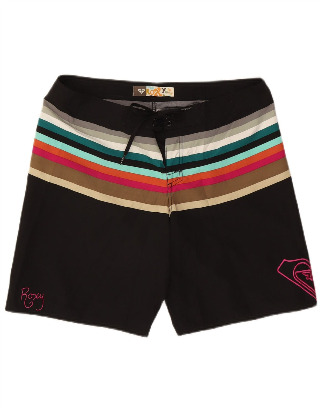 Roxy Herre grafiske svømmeshorts Medium sort stribet