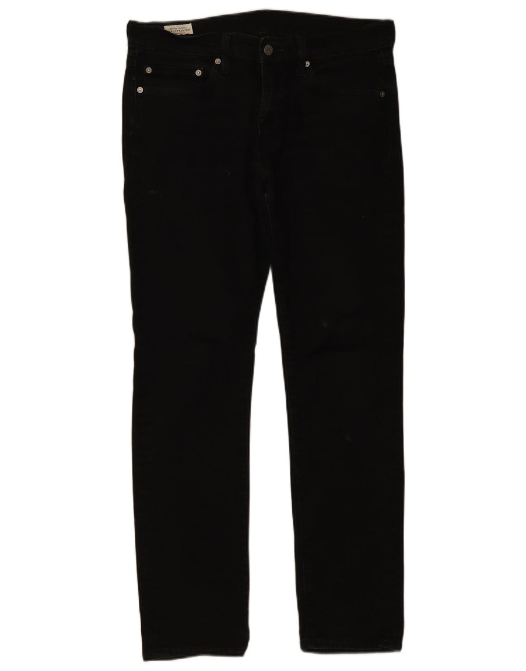 Levi's Herre 511 Slim Jeans W32 L32 Sort Bomuld
