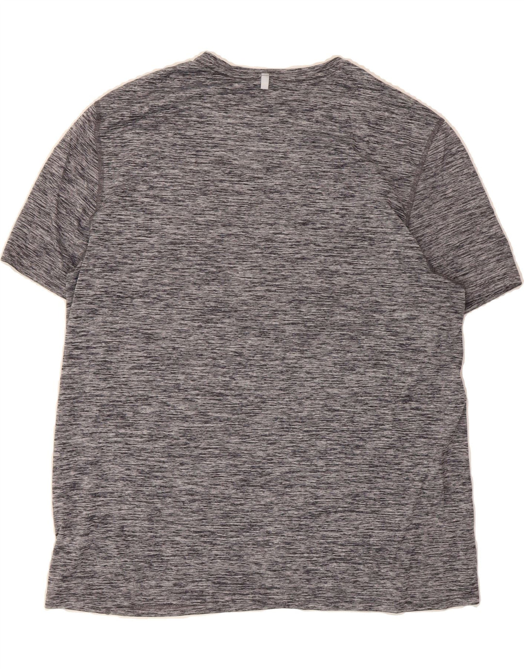 RUSSELL ATHLETIC Mens T-Shirt Top Large Grey Flecked Polyester Vintage Russell Athletic and Second-Hand Russell Athletic from Messina Hembry 