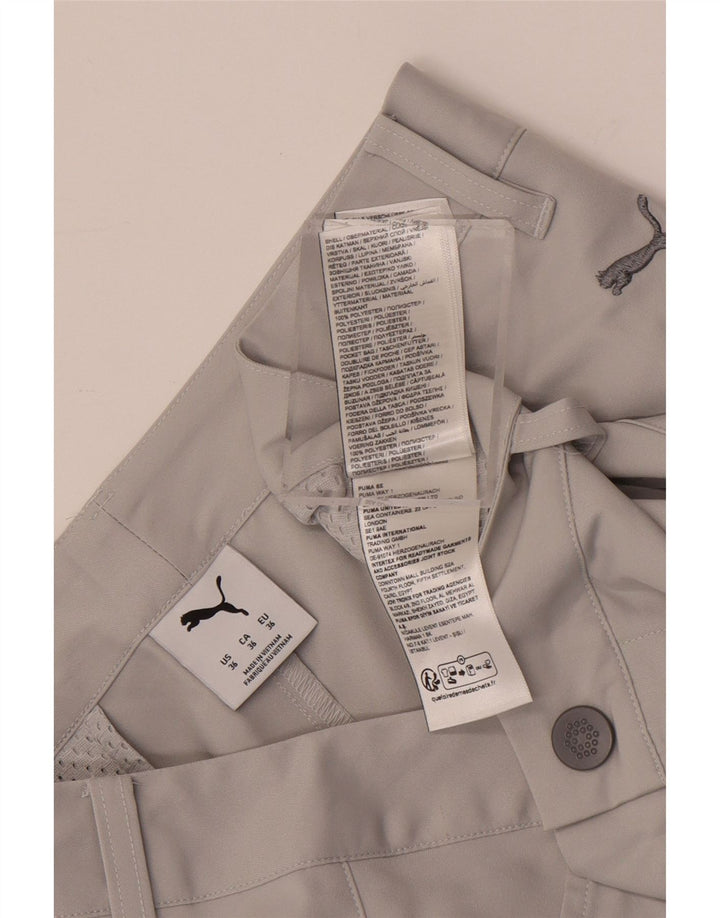 PUMA Chino Shorts til mænd W36 Large Grå Polyester