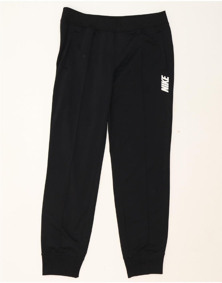 NIKE Mens Graphic Tracksuit Trousers Joggers Large  Black Polyester Vintage Nike and Second-Hand Nike from Messina Hembry 